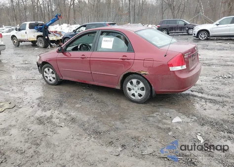 2008 Kia Spectra Ex z USA, uszkodzony, nr VIN KNAFE122885508051